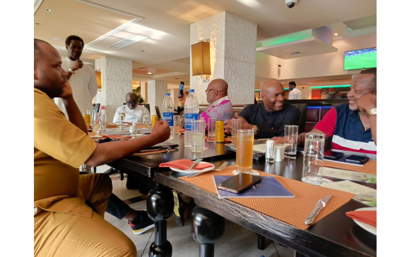 Hajj Liameed Gafar at the Federal Palace Hotel, Victoria Island, Lagos. Special thanks to you Hon Elegbeleye, Barr Orbih, Ntiese Williams, Mojeed, Waheed Akanni, Onome, Fanny Amun, Jide
