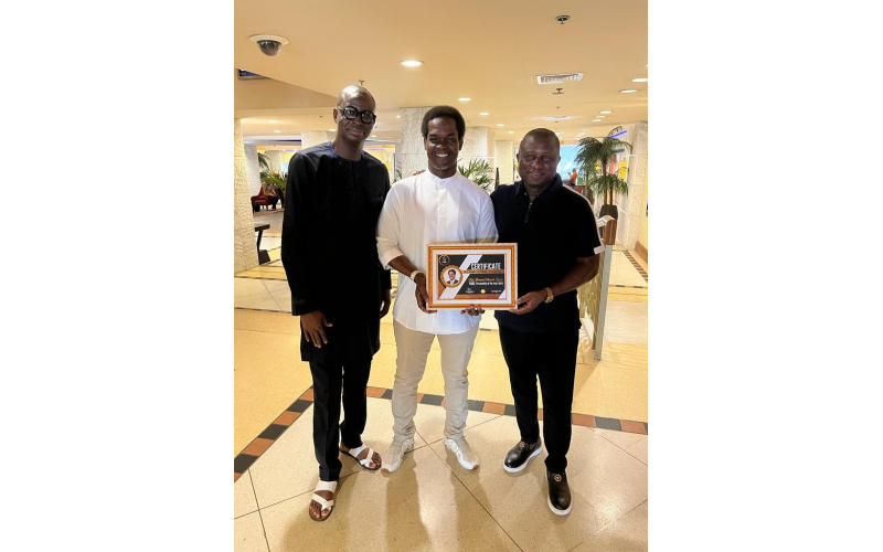 Hajj Liameed Gafar at the Federal Palace Hotel, Victoria Island, Lagos. Special thanks to you Hon Elegbeleye, Barr Orbih, Ntiese Williams, Mojeed, Waheed Akanni, Onome, Fanny Amun, Jide