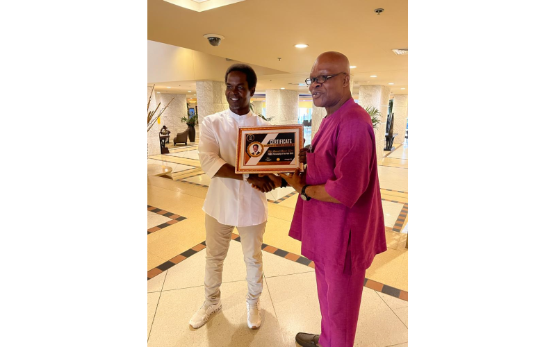 Hajj Liameed Gafar at the Federal Palace Hotel, Victoria Island, Lagos. Special thanks to you Hon Elegbeleye, Barr Orbih, Ntiese Williams, Mojeed, Waheed Akanni, Onome, Fanny Amun, Jide