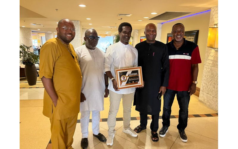 Hajj Liameed Gafar at the Federal Palace Hotel, Victoria Island, Lagos. Special thanks to you Hon Elegbeleye, Barr Orbih, Ntiese Williams, Mojeed, Waheed Akanni, Onome, Fanny Amun, Jide