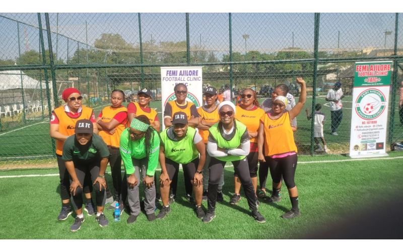 Femi Ajilore Football  Clinic: Buuiilding Hope In The Yout, marks  End Of  Year  Get Together