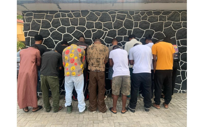 EFCC Arrests 15 Suspected Internet Fraudsters in Lagos