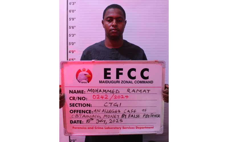 EFCC Arraigns One for N5m Fraud in Maiduguri  
