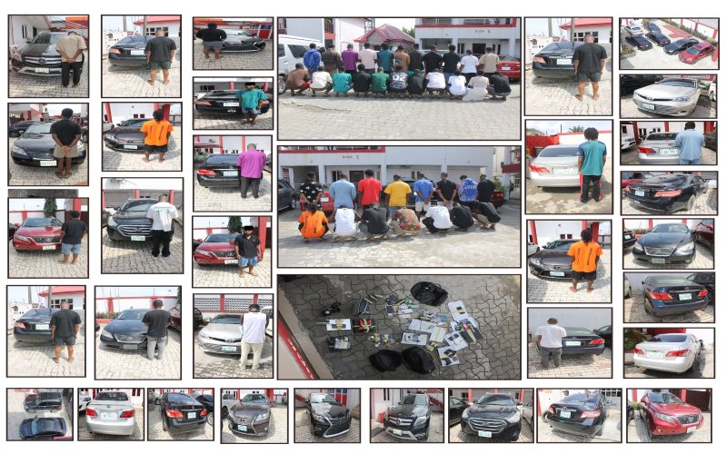 EFCC  Arrests  37 Suspected Internet Fraudsters in Port Harcourt  