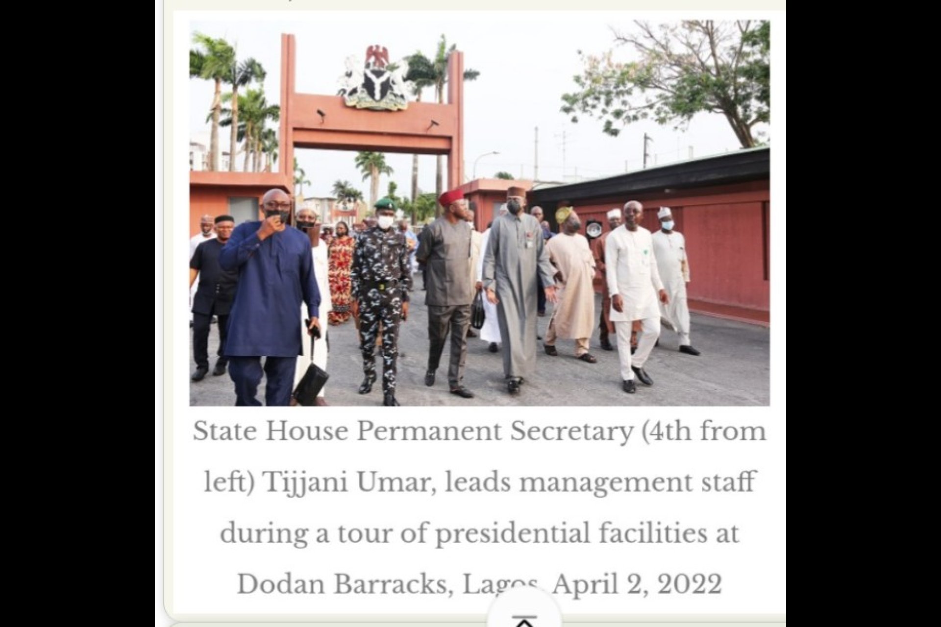 FG Begins Renovation Of Dodan Barracks