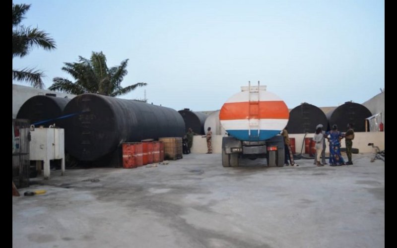 Navy Uncovers 400,000 Capacity Diesel Bunker In Lekki Private Residence