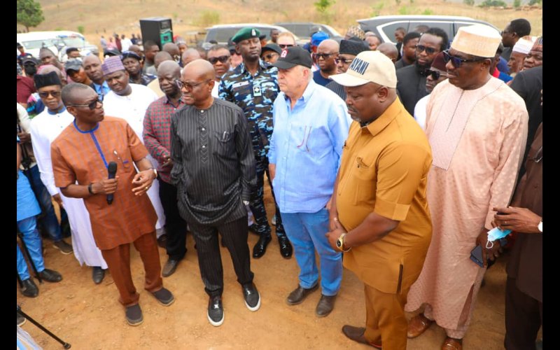 Wike Inspects ongoing Road Projects In Kwali