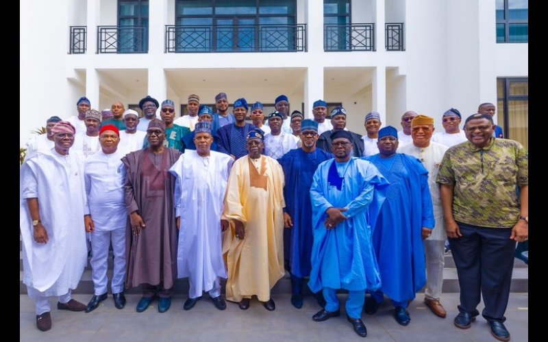 President Bola Ahmed Tinubu Meets With State And Federal Leaders
