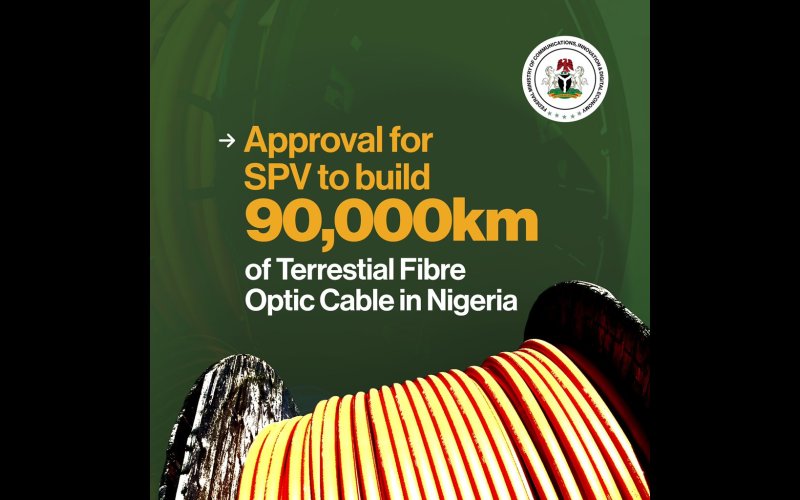 Nigeria To Build Additional 90,000km Fibre Optic Cable
