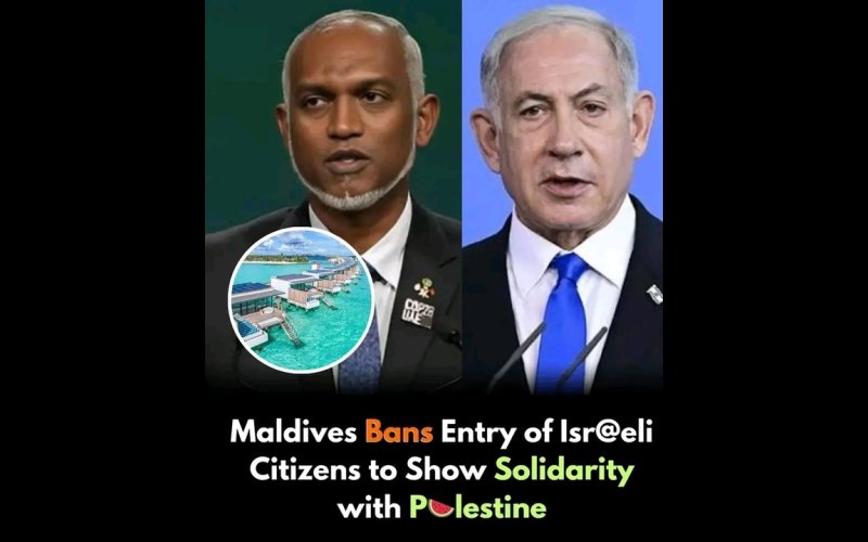 Israel Tells Citizens To Leave Maldives After Island's Government Bans Nationals