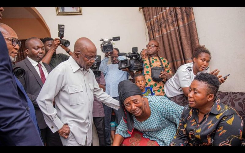 Otti Visits Families Of Slain Policemen, Says Attacks Must Stop