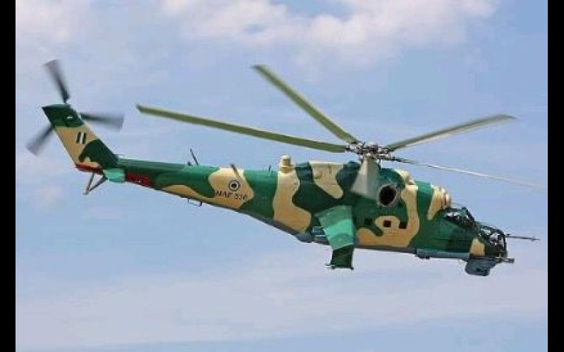 Nigerian Airforce Helicopter Reportedly Crashes In Kaduna