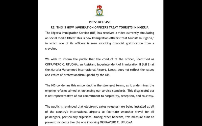 Immigration Officer Suspended After Video Of Him "Begging" A Tourist Went Viral 