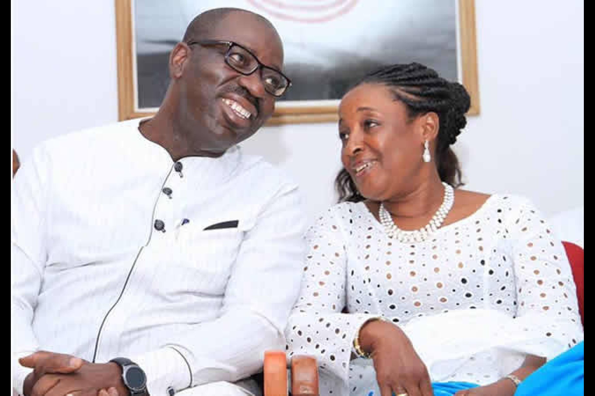 Nigerians Lambast Oshiomhole For Calling Edo Governor, Wife Childless