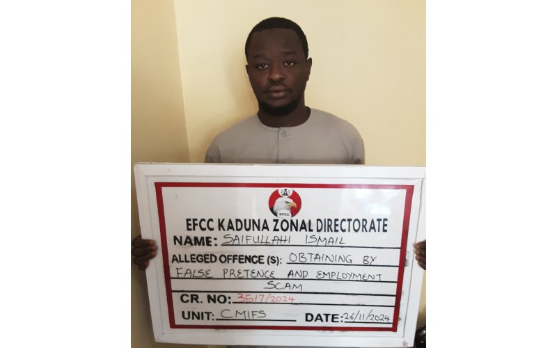 EFCC Arrests Technician for  Suspected Employment Fraud    