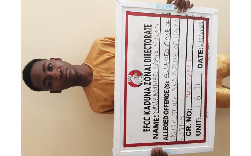 EFCC Arrests Content Creator for Naira Abuse in Kaduna  