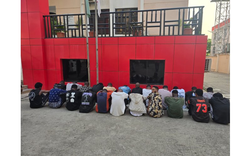 EFCC Arrests  24 Suspected Internet Fraudsters in Abuja  