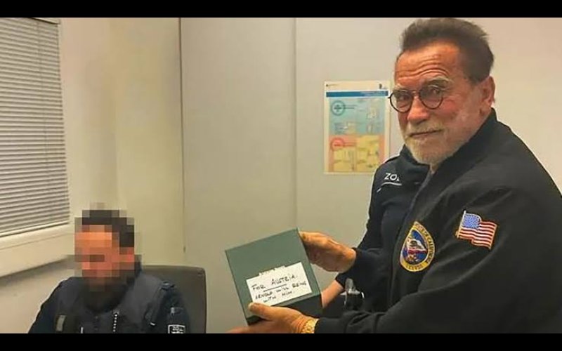 Arnold Schwarzenegger arrested in Germany