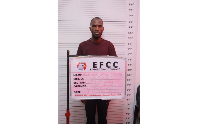 EFCC Arraigns Banker for  Alleged N2.4m Cybercrime in Lagos