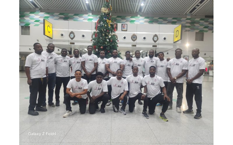 Nigeria Rugby Team, Black Stallions Depart For Africa Cup In Tunisia, Are Urges Team To Strive For Excellence