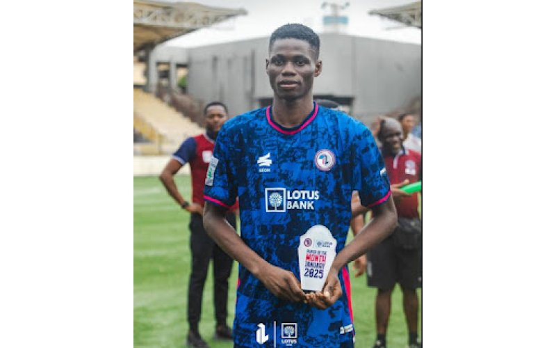ADEBISI OLAMIKUN WINS INTER LAGOS PLAYER OF THE MONTH