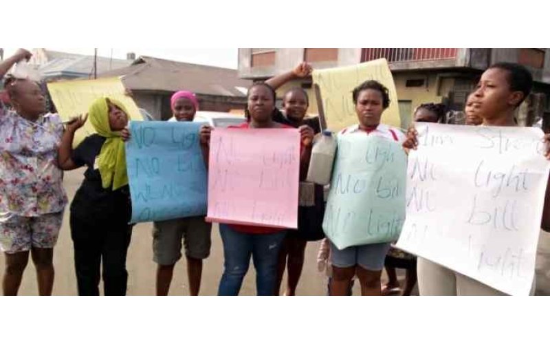 Our husbands don’t touch us at night, Rivers women protest blackout