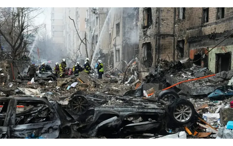 Russian attack on Kharkiv leaves 4 dead, buildings damaged