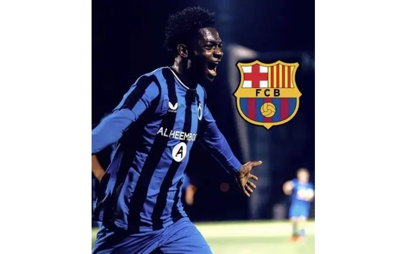 Barcelona Sign Belgian Wonderkid Jesse Bisiwu on Five-Year Deal