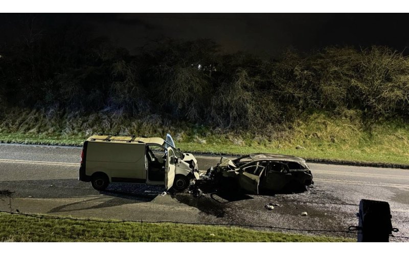 TOT TRAGEDY  Four-month-old baby dies & two women and man injured following horror head-on crash in Leeds as driver, 54, is arrested The man was released on bail as the investigation continues