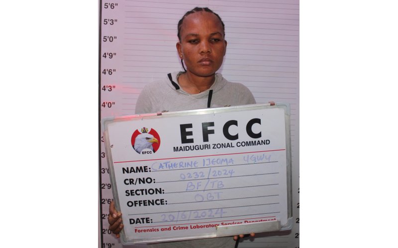 EFCC Arraigns Woman for Alleged N6.8m Romance Scam in Maiduguri