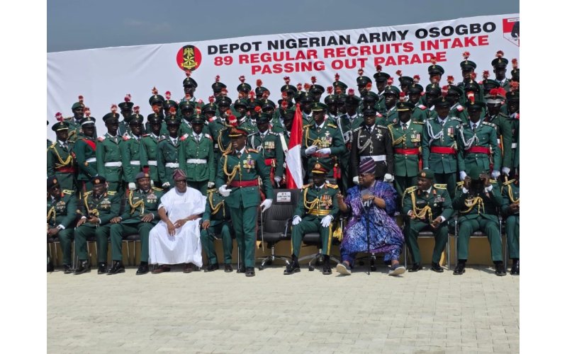 COAS Charges 3,391 New Soldiers to Uphold Discipline and Patriotism