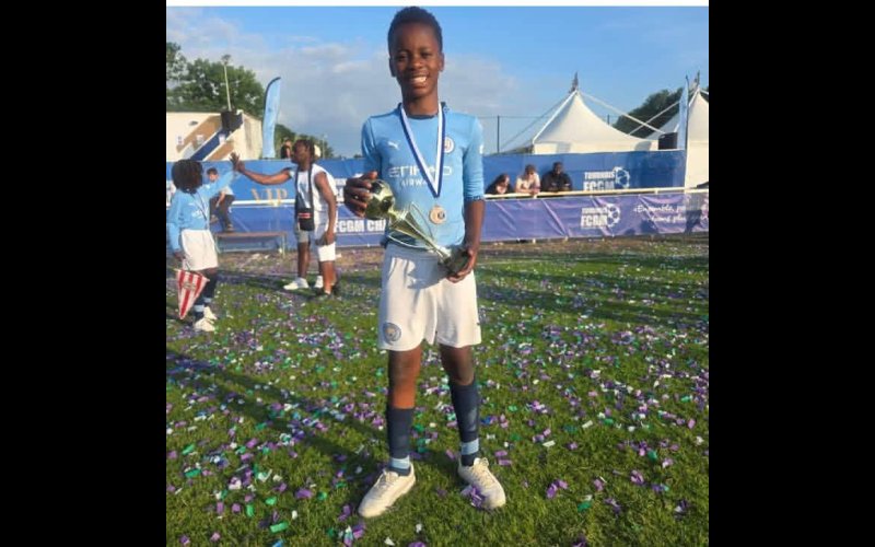 Nigerian?Descent Caleb?Ajayi Bursts Onto Scene – Nets 15 Goals For Man City U10 To Top FCGM Champions League Scorers In France