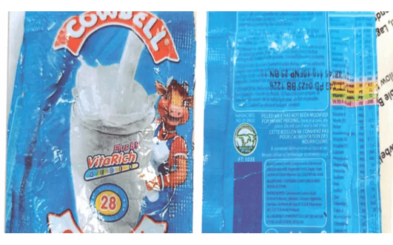 NAFDAC Warns Against Counterfeit Cowbell ‘Our Milk’ in Circulation