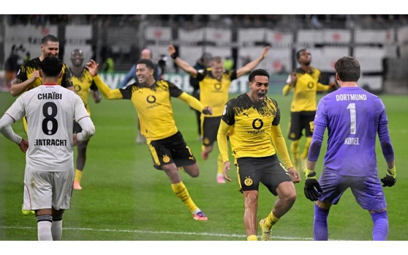Dortmund Edge Frankfurt on Penalties to Reach German Cup Last 16