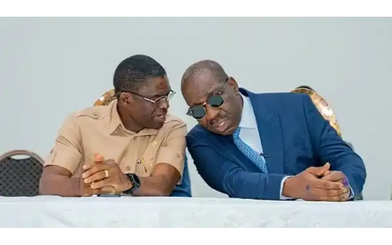 Developing: Obaseki-Shaibu feud worsens as House of Assembly begins Shaibu’s impeachment