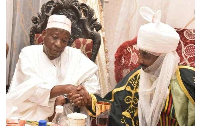  Ganduje Acknowledges Sanusi as Emir in Rare Public Reconciliation Amid Kano Royal Dispute