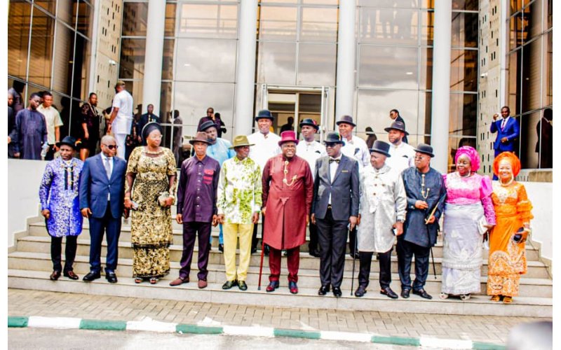 Gov Diri Swears In 14 Commissioners, LG, Revenue Board Chairmen
