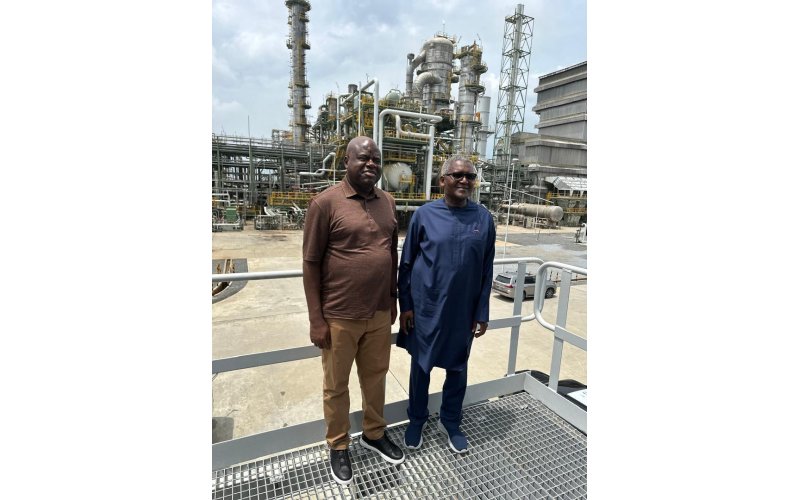 Bayelsa Gov Visits Dangote Refinery