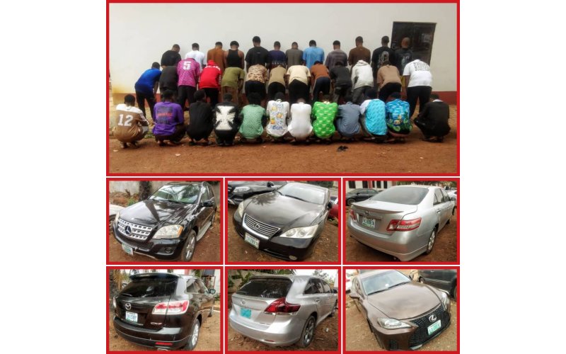 EFCC Arrests 37 Suspected Internet Fraudsters in Awka  