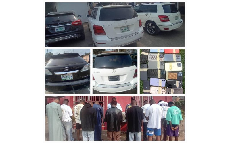 EFCC Arrests 13 Suspected Internet Fraudsters in Benin City