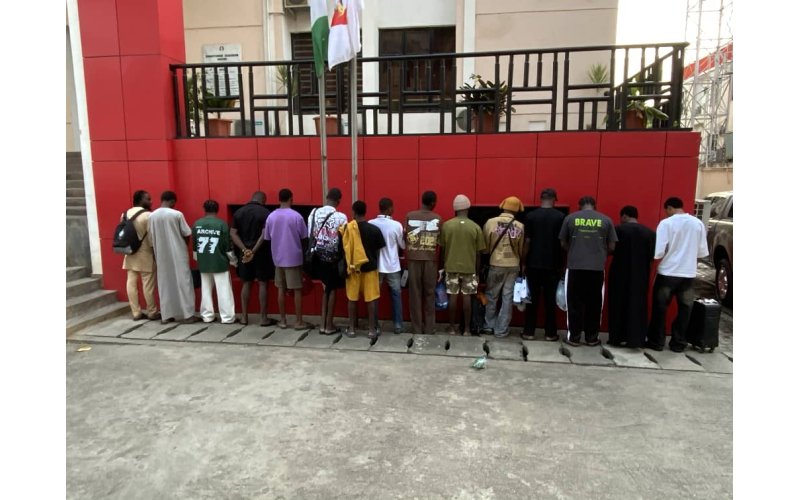 EFCC Arrests 15 Suspected Internet Fraudsters in Abuja  