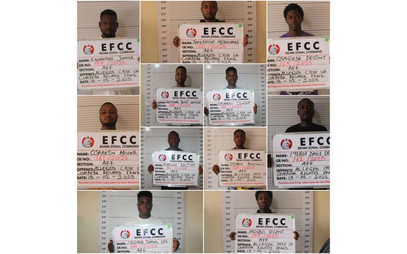 Court Jails 11 Internet Fraudsters in Benin City
