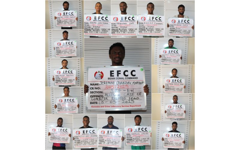 Courts Jail 17 Internet Fraudsters in Benin City