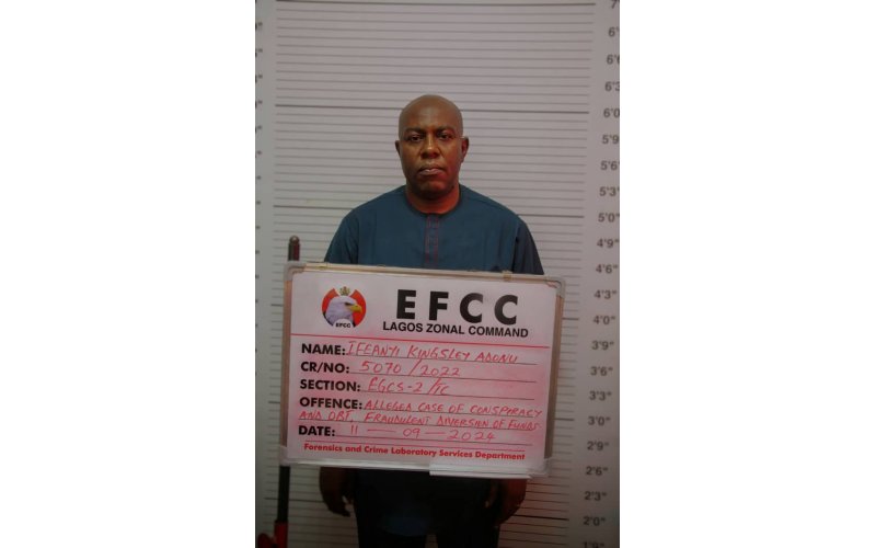 Alleged N10bn Fraud: EFCC Arraigns Ponzi Scheme Operator in Lagos   