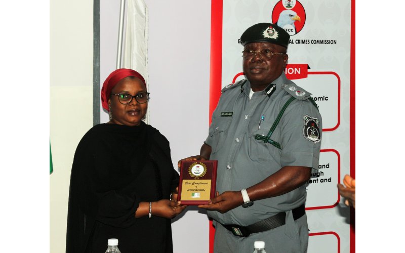 NCS Commends EFCC on Unwavering Efforts in Tackling Corruption