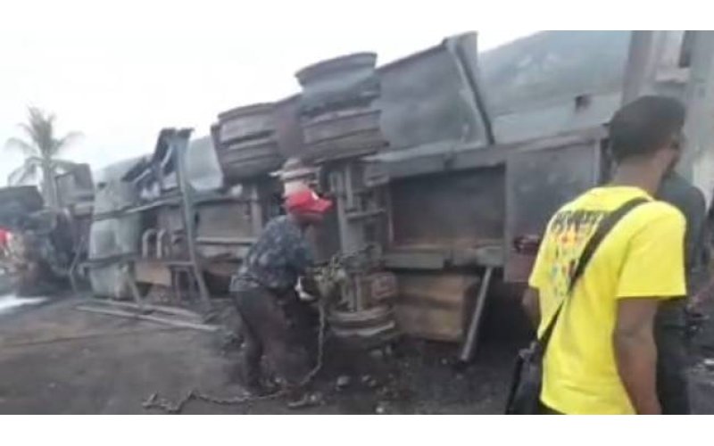 Two Dead in Diesel Tanker Explosion on Badagry Expressway, Lagos