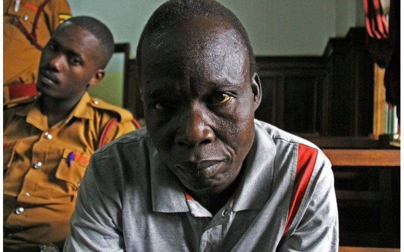 Ugandan Lord's Resistance Army rebel commander on trial.