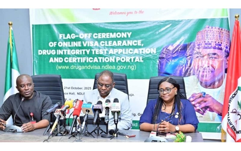 NDLEA Launches Digital Portal for Drug Integrity Test and Visa Clearance System