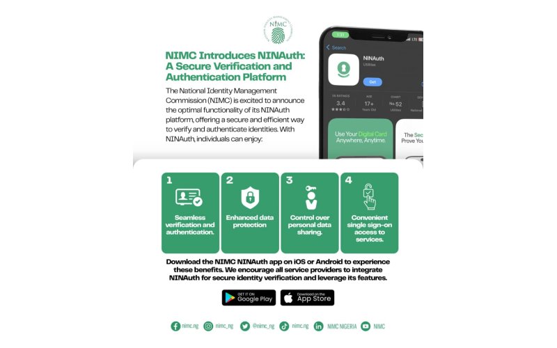 All Nigerian Telcos Now Fully Integrated into Upgraded NIN Verification Platform, NINAuth