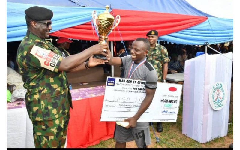 OPSH deepens civil-military relations through peace football tournament